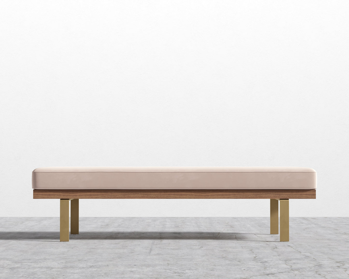 Maria Bench - Signature Plush Velvet - Blush