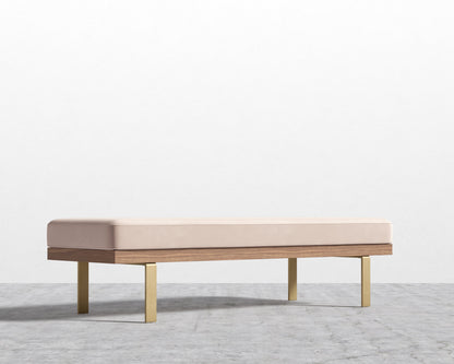 Maria Bench - Signature Plush Velvet - Blush