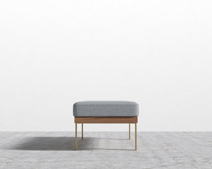 Maria Bench - Plush Weave - Porpoise