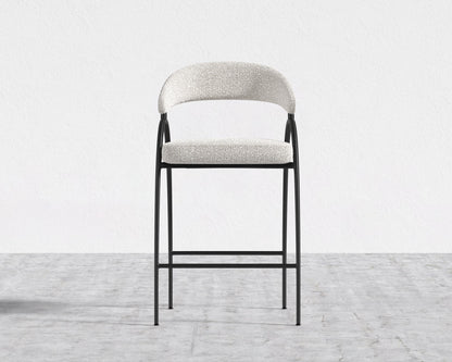 Uma Counter Stool - Chatou Boucle - Pearl