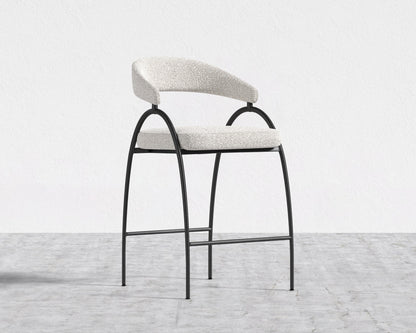 Uma Counter Stool - Chatou Boucle - Pearl