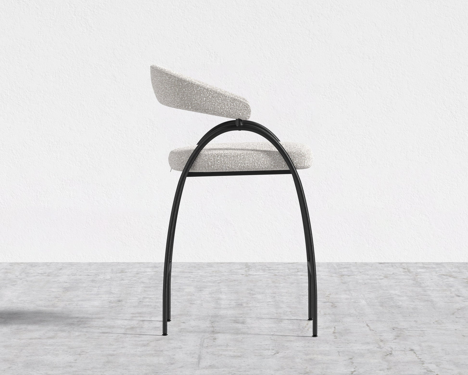 Uma Counter Stool - Chatou Boucle - Pearl