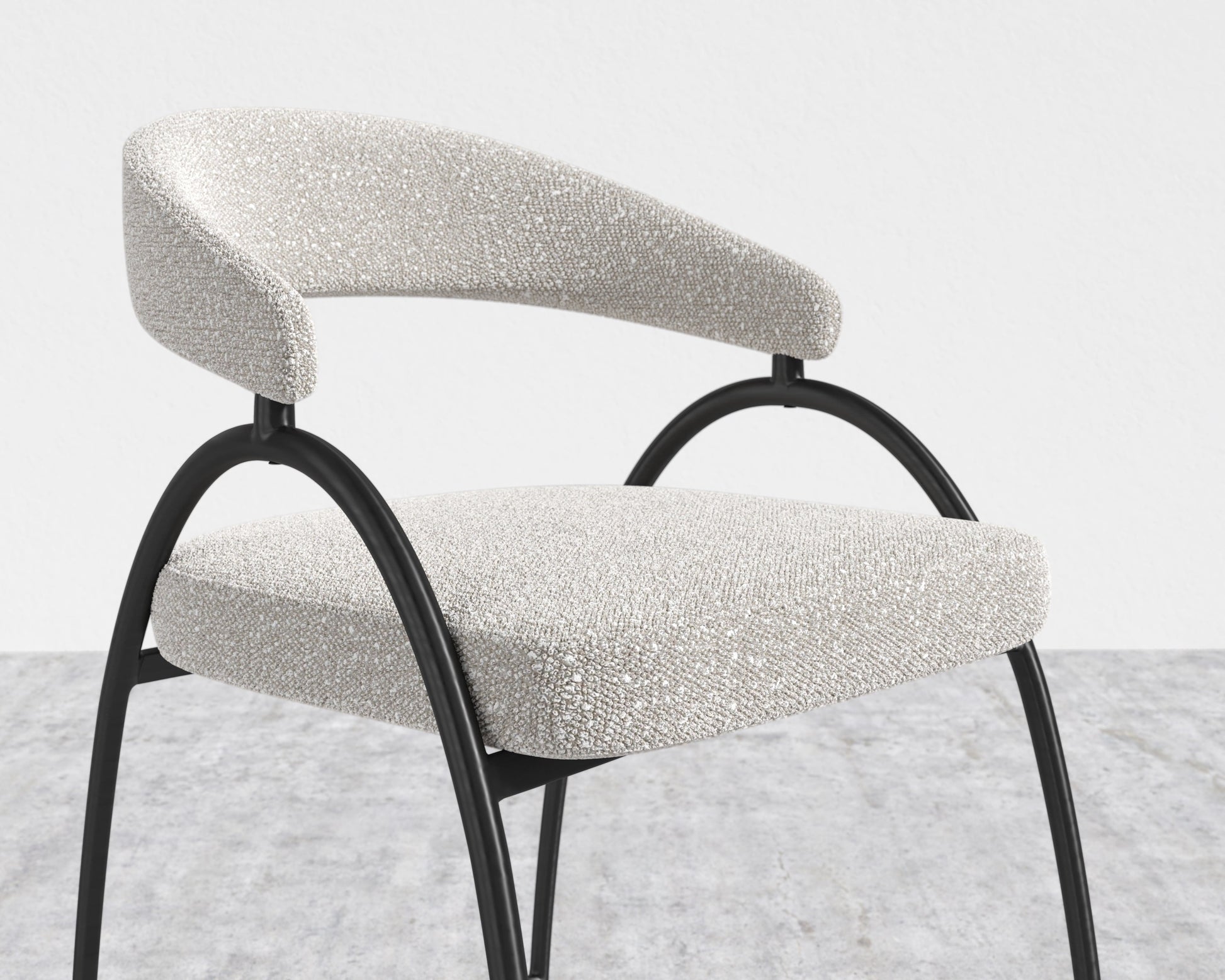 Uma Counter Stool - Chatou Boucle - Pearl
